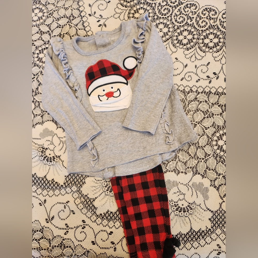Girl size 2T holiday christmas outfit